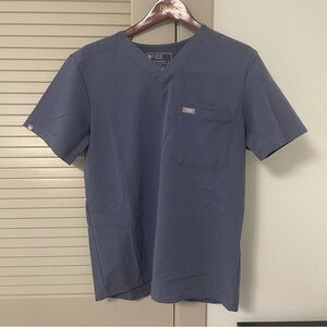 Figs Men’s Small Scrub Top in Space Navy